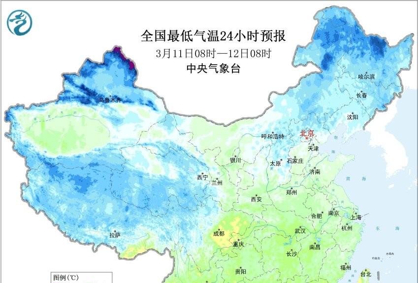 冷空气+沙尘暴上线！11—15日北方降温10℃以上，新疆内蒙古留意