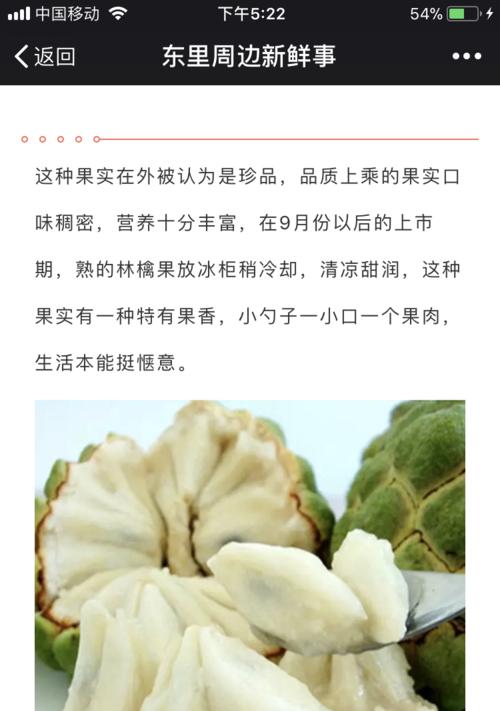 香樟果子的用途与功效（探寻香樟果子的神奇之处）